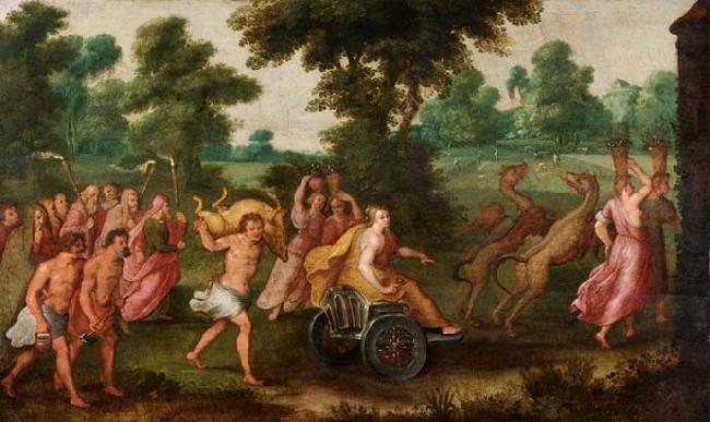 STALBEMT, Adriaan van Allegory of the Month of August oil painting image